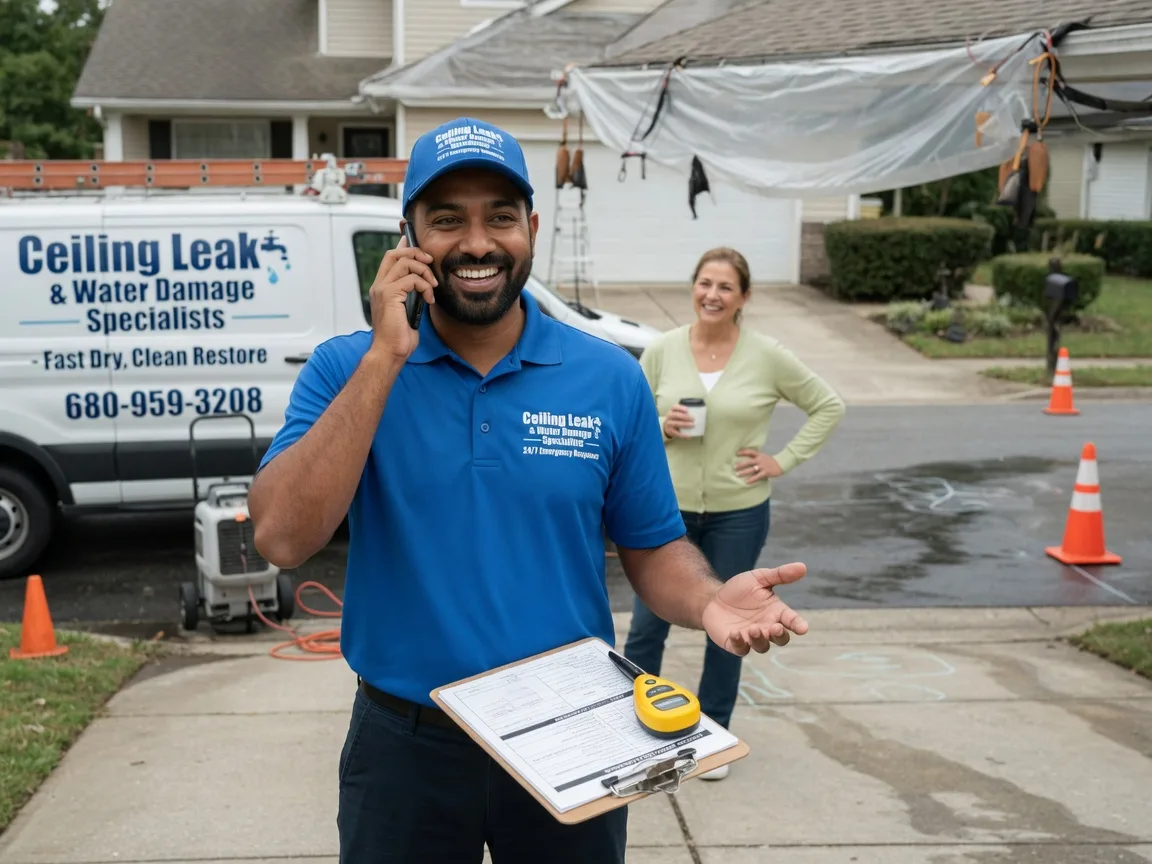 Ceiling Leak Cleanup Wakeeney, KS FAQs